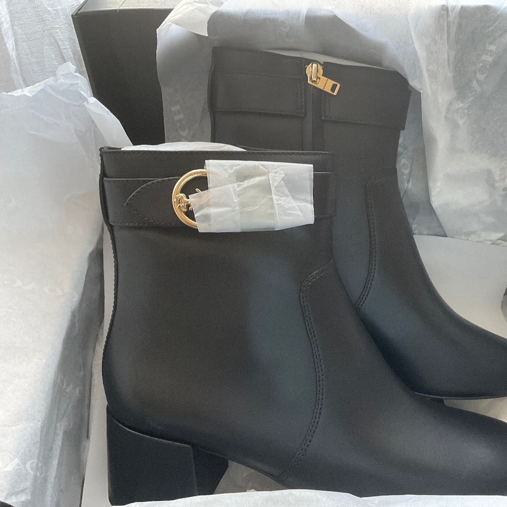 Coach Tania Leather Bootie